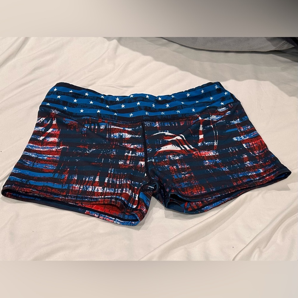 IAB weightlifting Patriotic Star and Stripe Shorts